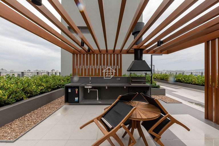 Studio Moderno com Vista Direta para a Redenção