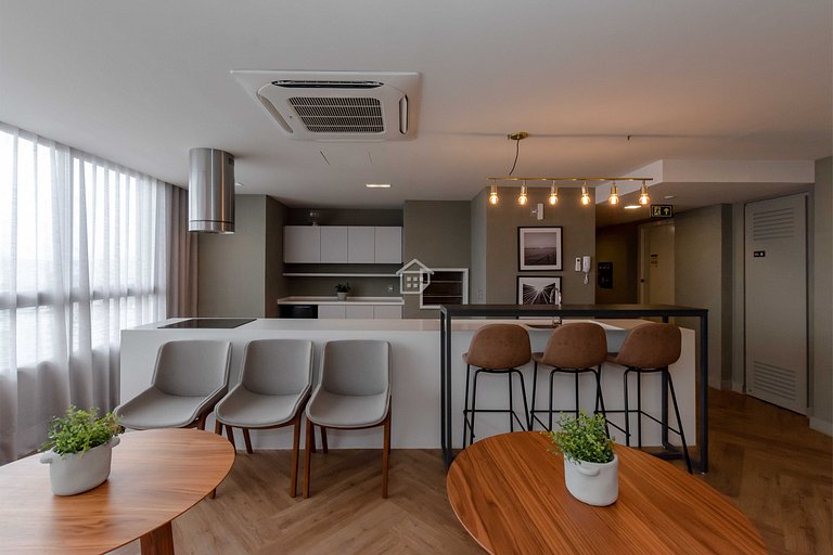 Studio Moderno com Vista Direta para a Redenção