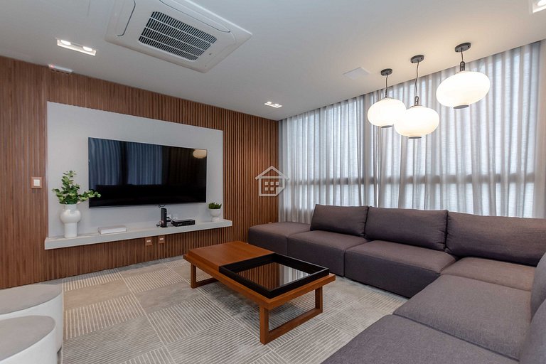 Studio Moderno com Vista Direta para a Redenção