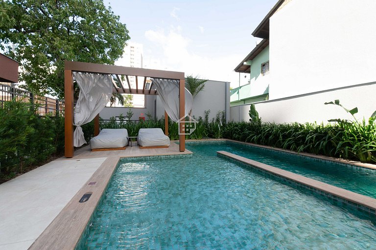 Apartamento lindo e completo ao lado da PUC