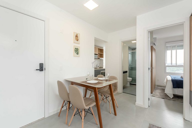 Apartamento lindo e completo ao lado da PUC
