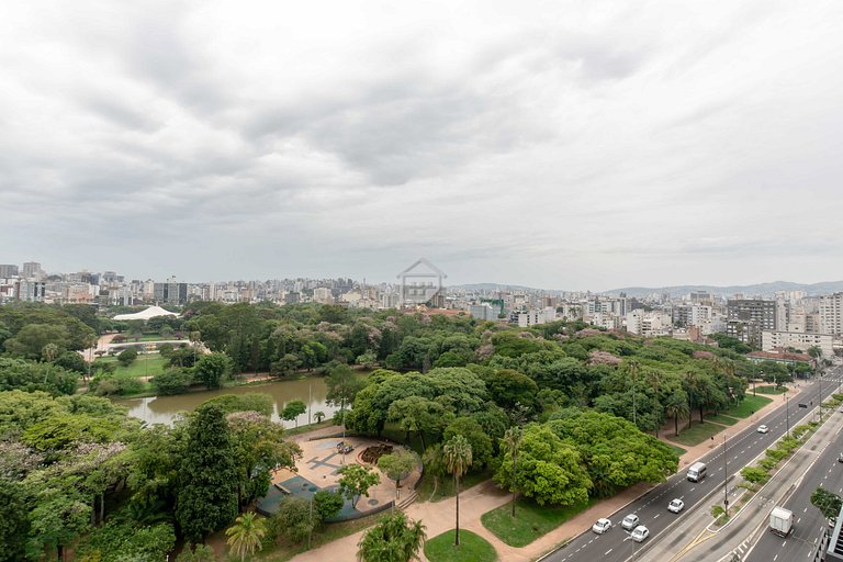 Studio Moderno com Vista para o Parque Farroupilha