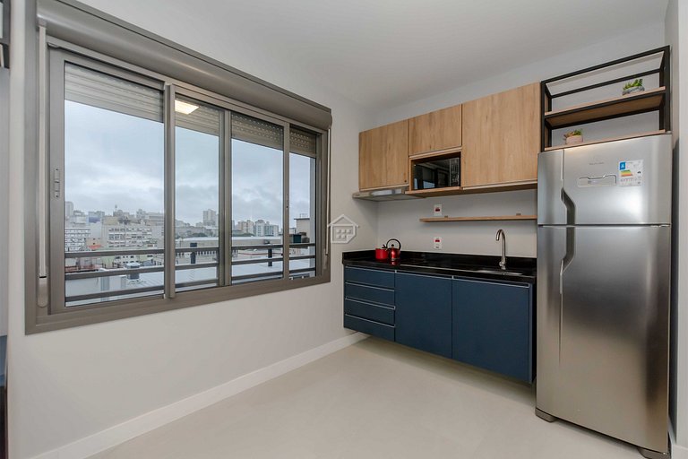 Studio Moderno com Vista para o Parque Farroupilha