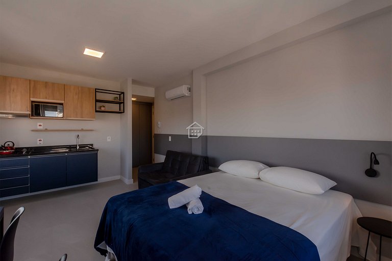 Studio Moderno com Vista para o Parque Farroupilha