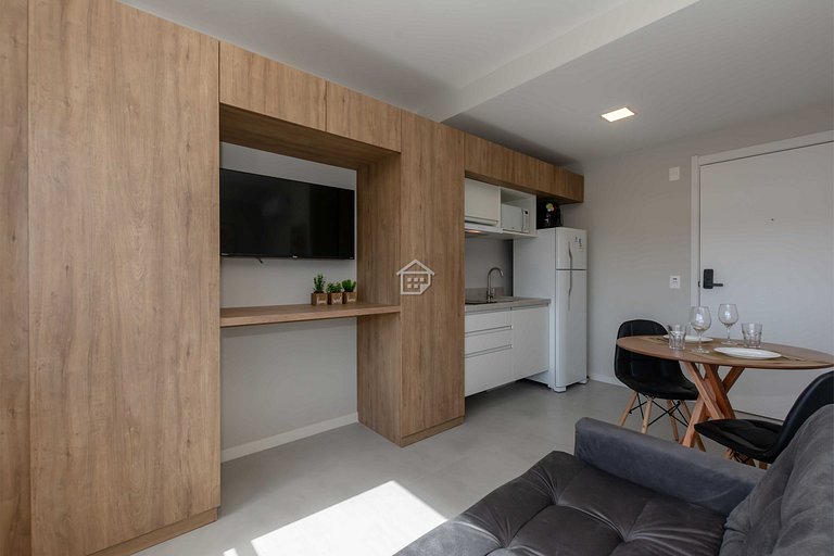 Studio Moderno com Vista para o Parque da Redenção