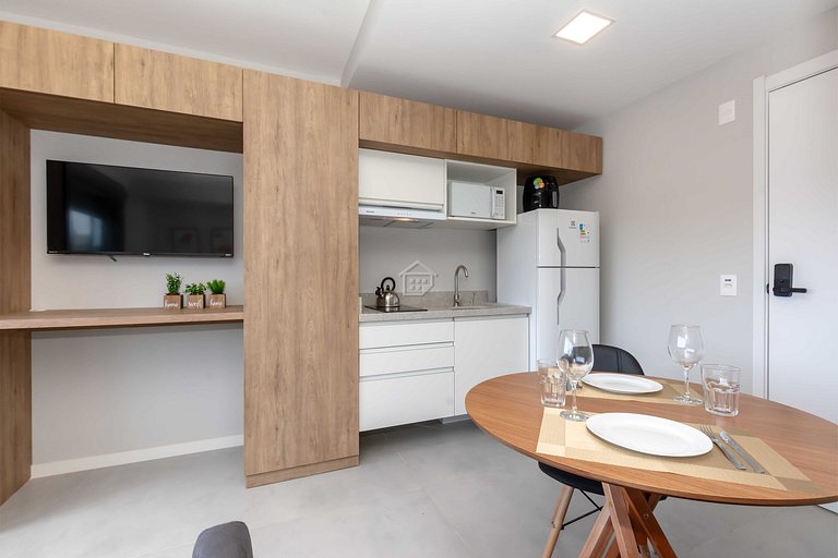 Studio Moderno com Vista para o Parque da Redenção