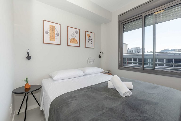 Studio Moderno com Vista para o Parque da Redenção