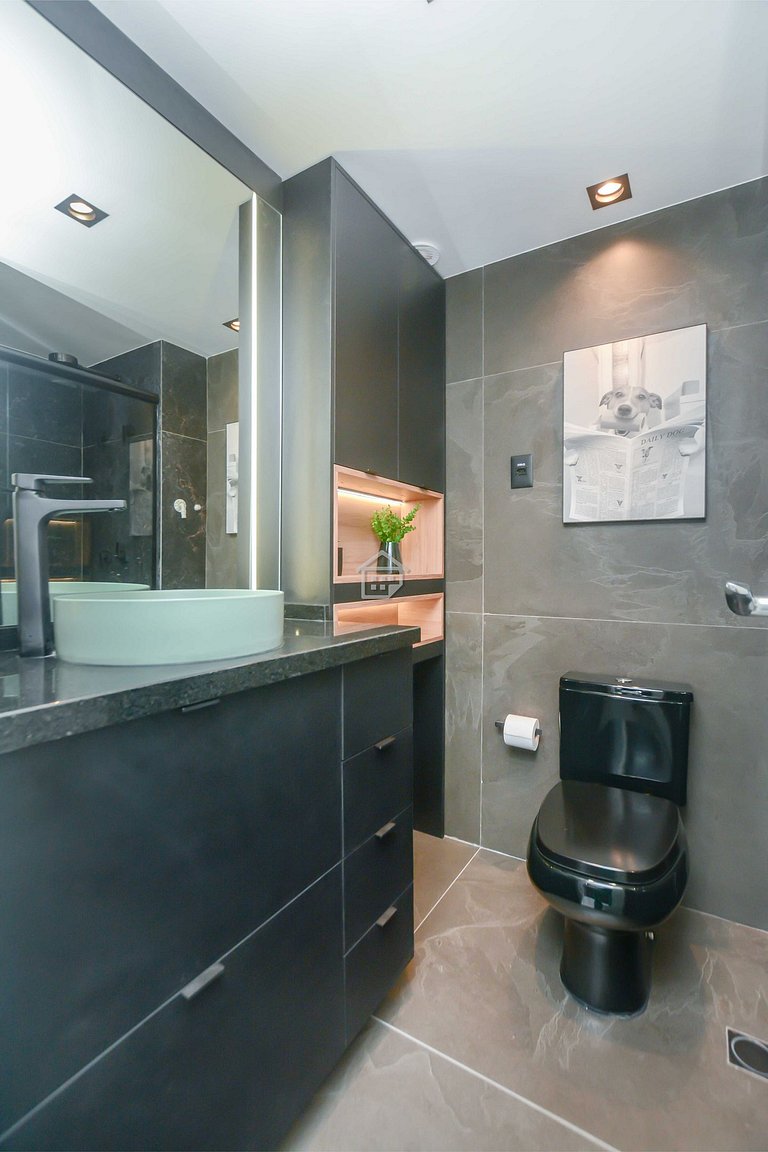 Apartamento lindo e completo ao lado da PUC