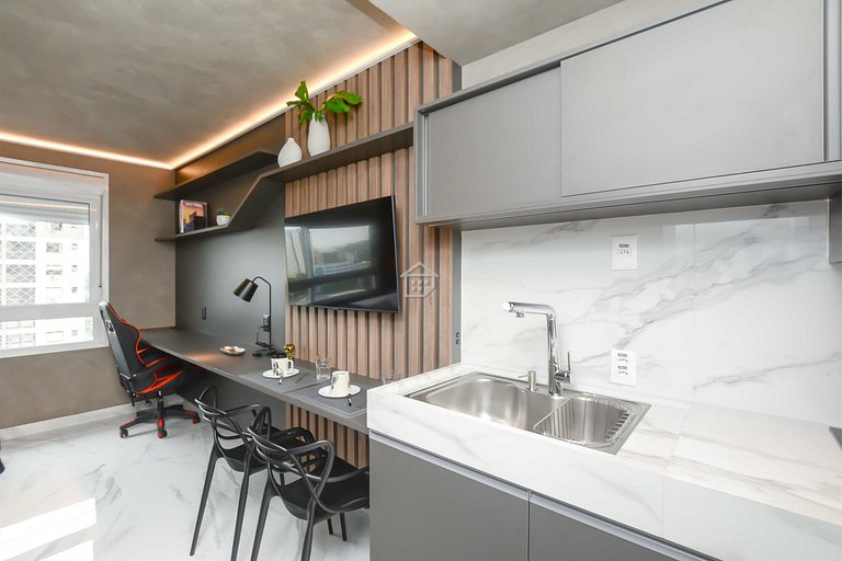 Apartamento lindo e completo ao lado da PUC