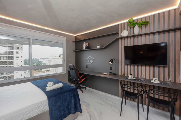 Apartamento lindo e completo ao lado da PUC