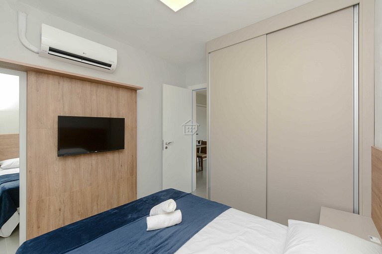 Apartamento lindo e completo ao lado da PUC