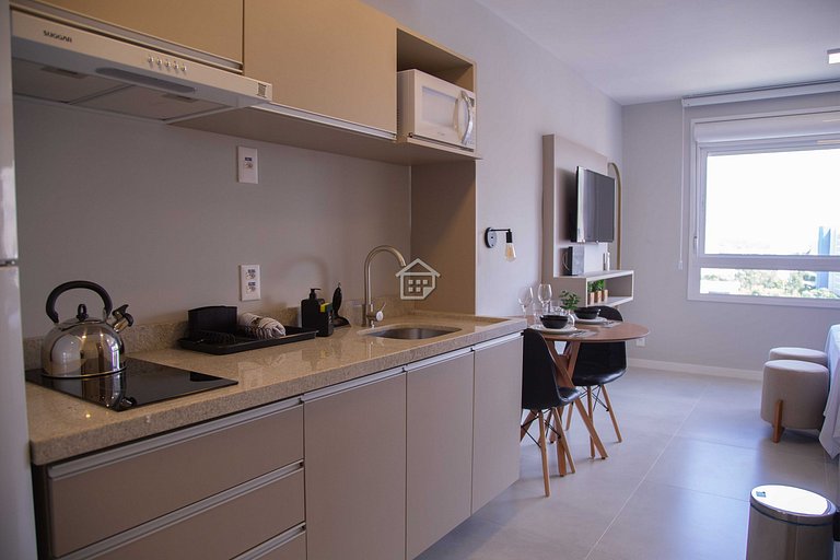 Apartamento lindo e completo ao lado da PUC