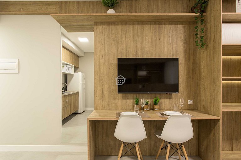 Apartamento completo localizado em um bairro calmo e familia