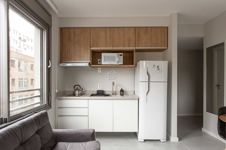 Studio Moderno com Vista Direta para a Redenção