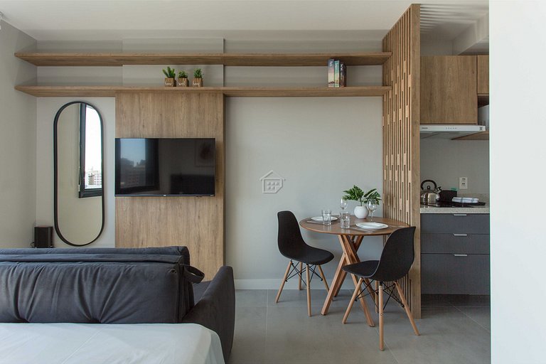 Studio Moderno no Mont'Serrat | Conforto