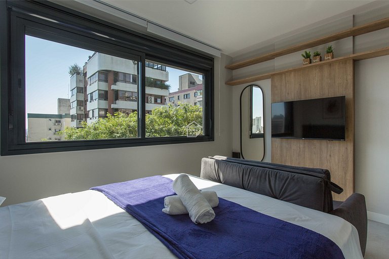 Studio Moderno no Mont'Serrat | Conforto