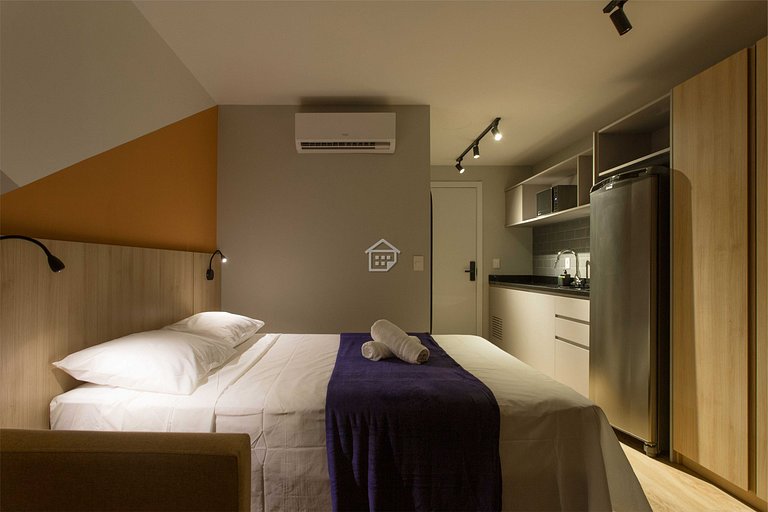 Studio Moderno no Coração de Porto Alegre