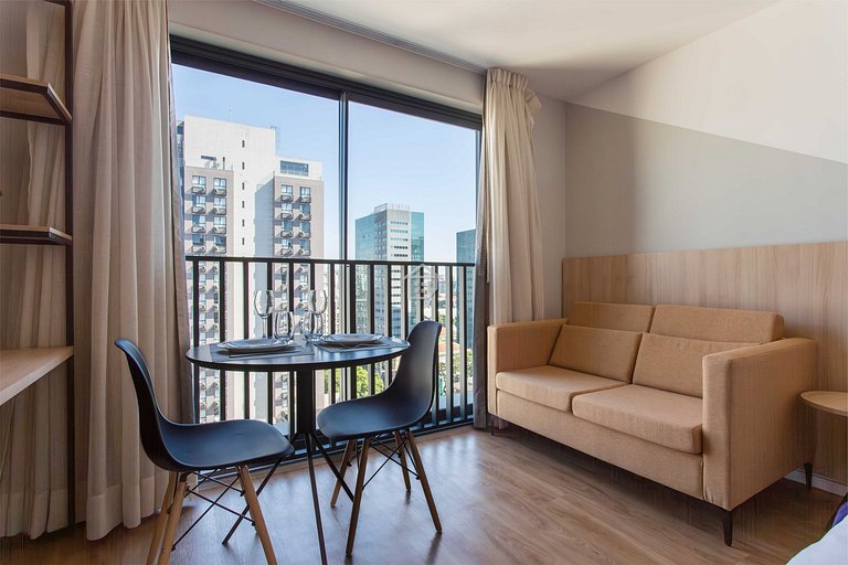 Studio Moderno no Coração de Porto Alegre