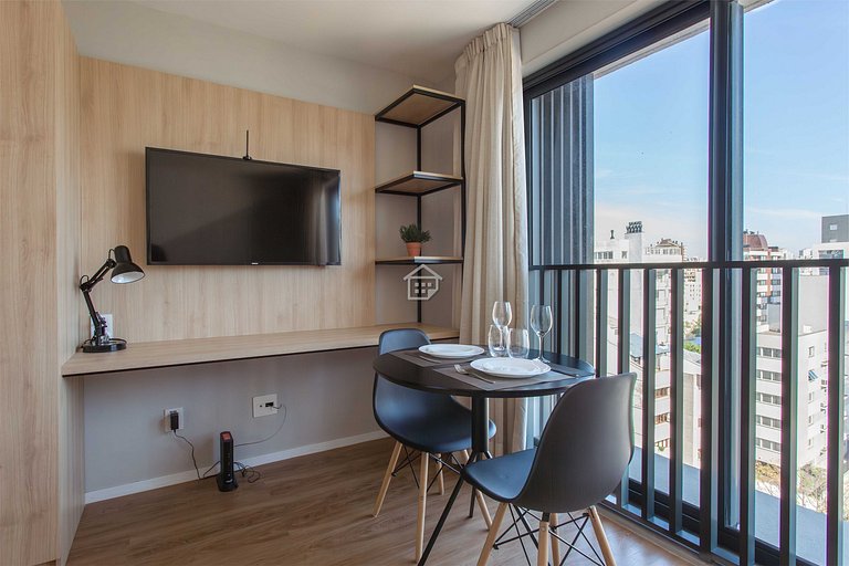 Studio Moderno no Coração de Porto Alegre