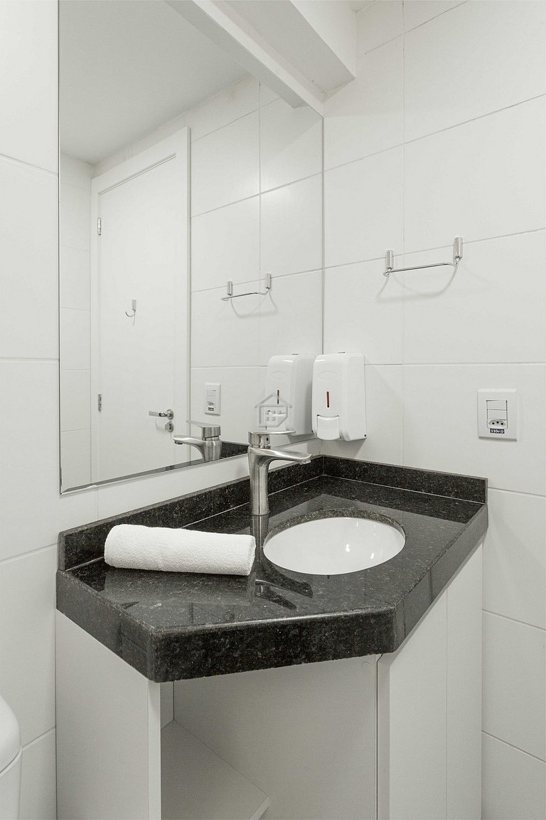 Apartamento completo localizado em um bairro calmo e familia