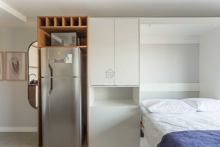 Apartamento completo localizado em um bairro calmo e familia