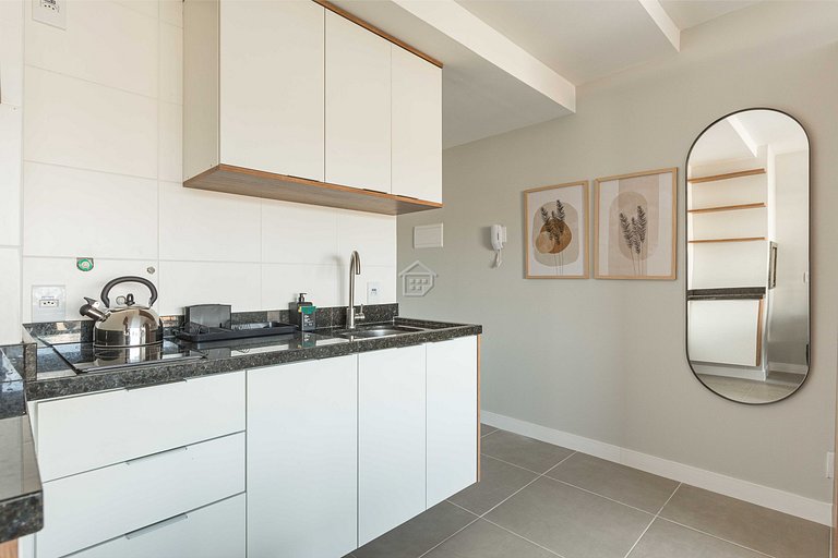 Apartamento completo localizado em um bairro calmo e familia