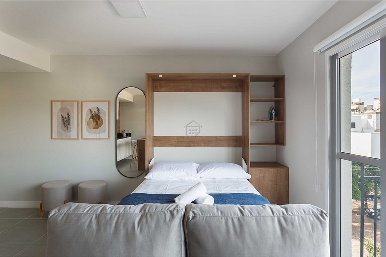 Apartamento completo localizado em um bairro calmo e familia