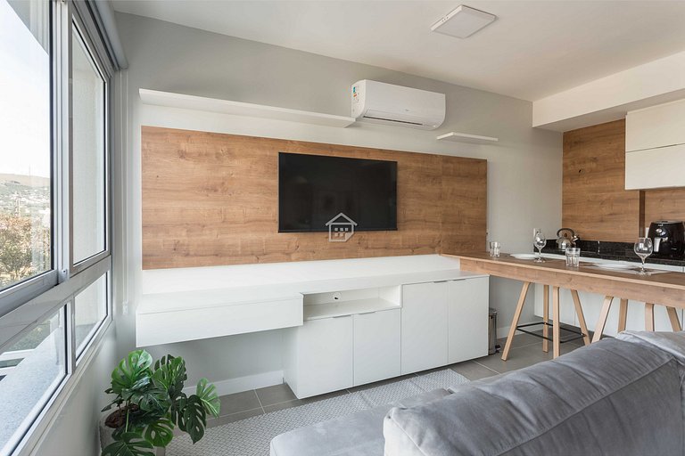 Apartamento completo localizado em um bairro calmo e familia
