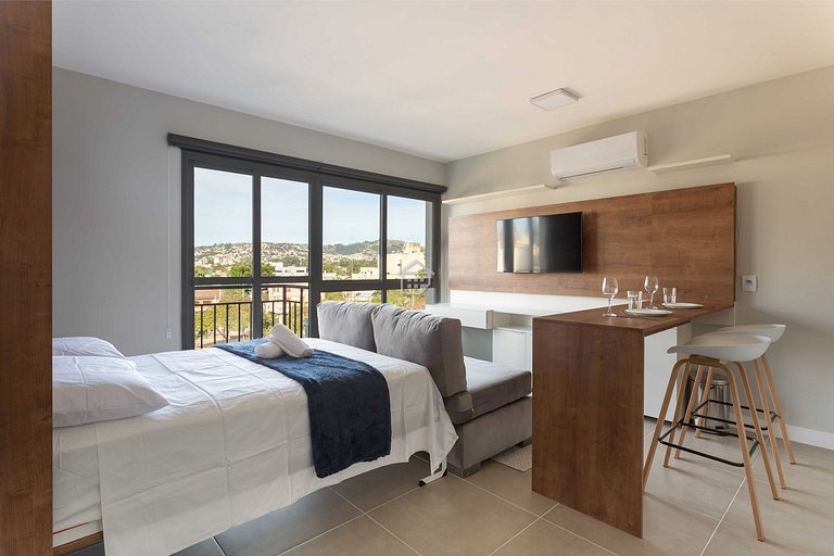 Apartamento completo localizado em um bairro calmo e familia