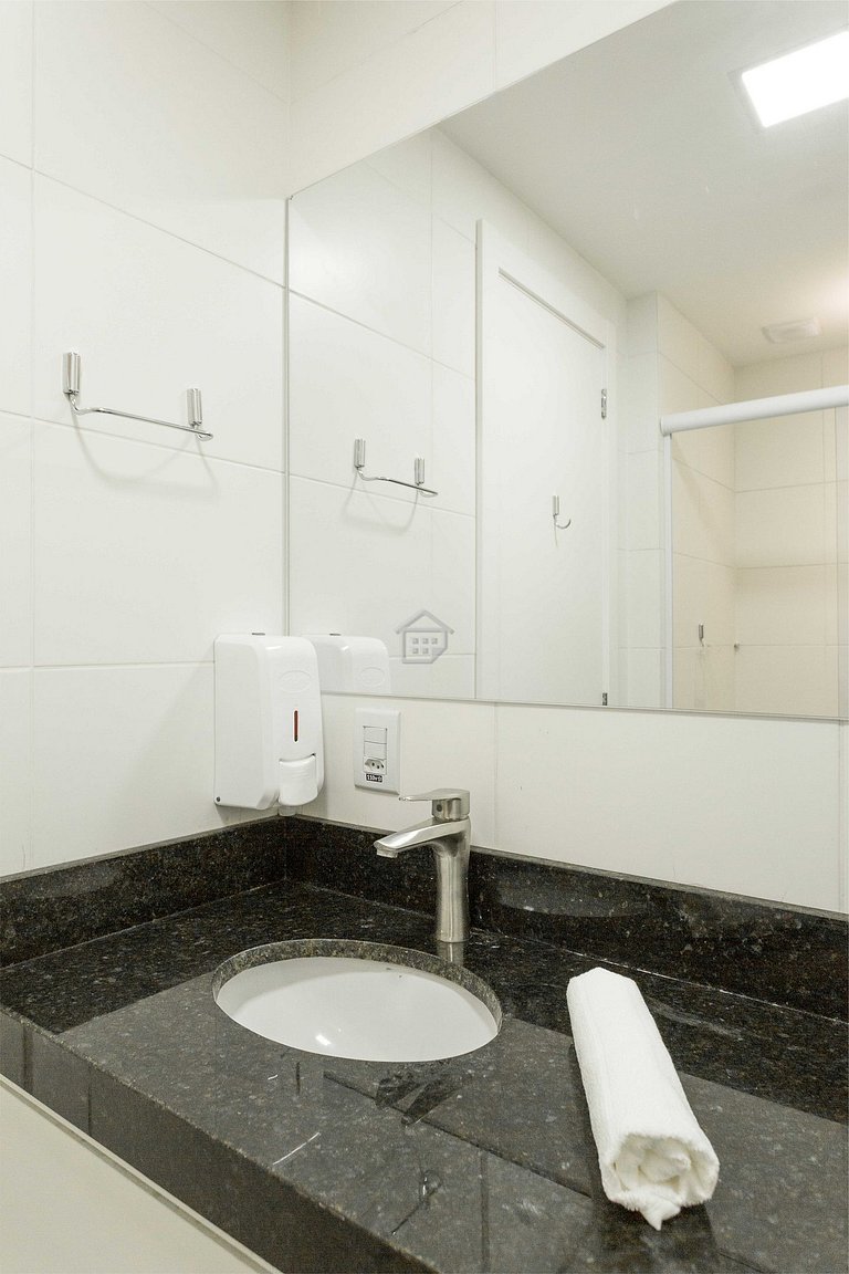 Apartamento completo localizado em um bairro calmo e familia