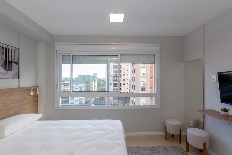 Apartamento lindo e completo ao lado da PUC