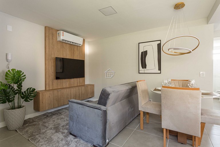 Apartamento completo localizado em um bairro calmo e familia