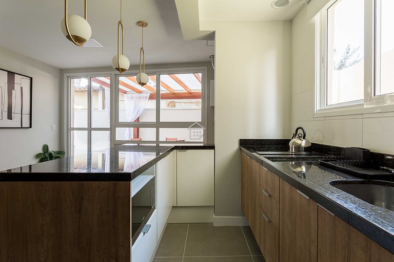 Apartamento completo localizado em um bairro calmo e familia