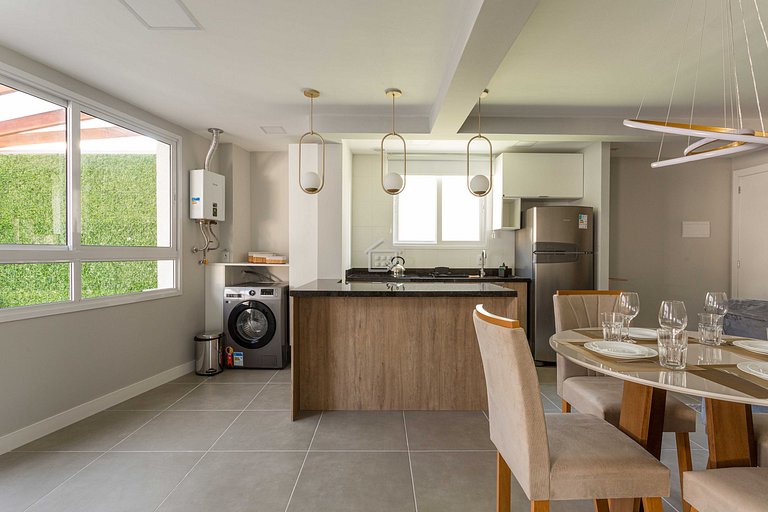 Apartamento completo localizado em um bairro calmo e familia