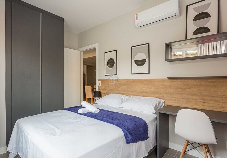 Apartamento completo localizado em um bairro calmo e familia