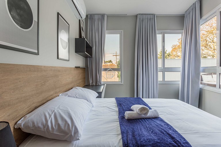 Apartamento completo localizado em um bairro calmo e familia