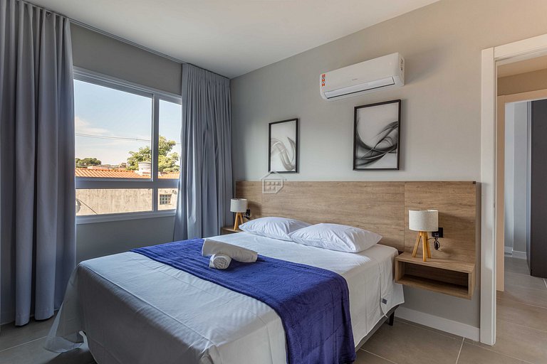 Apartamento completo localizado em um bairro calmo e familia