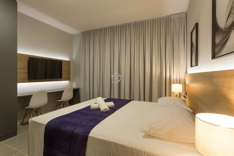 Apartamento completo localizado em um bairro calmo e familia