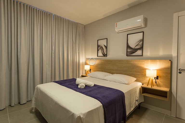 Apartamento completo localizado em um bairro calmo e familia