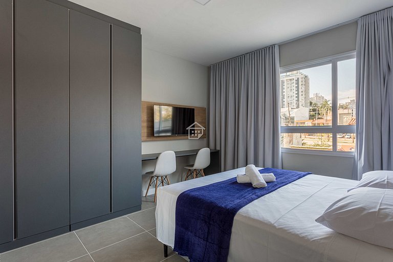 Apartamento completo localizado em um bairro calmo e familia