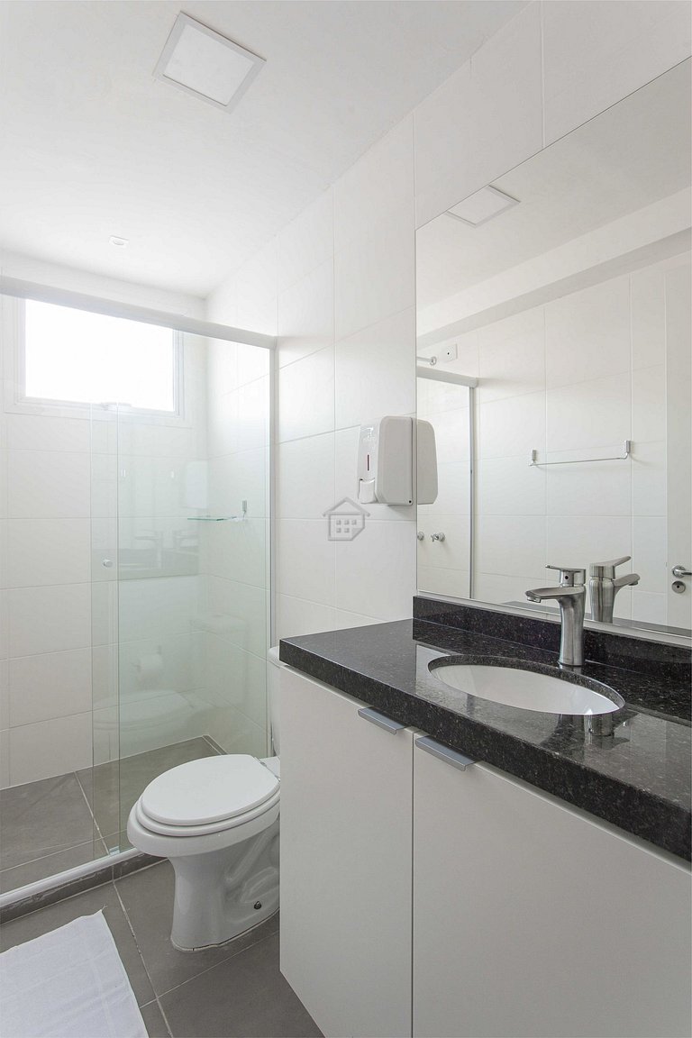 Apartamento completo localizado em um bairro calmo e familia