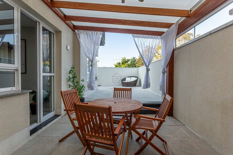 Apartamento completo localizado em um bairro calmo e familia