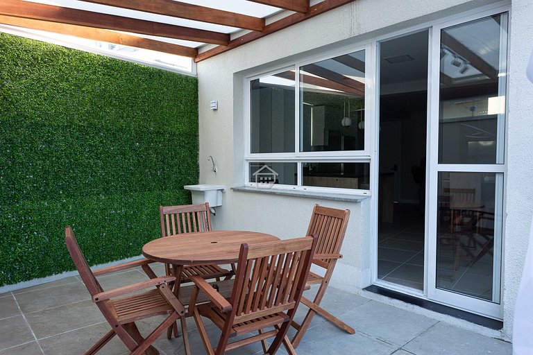 Apartamento completo localizado em um bairro calmo e familia