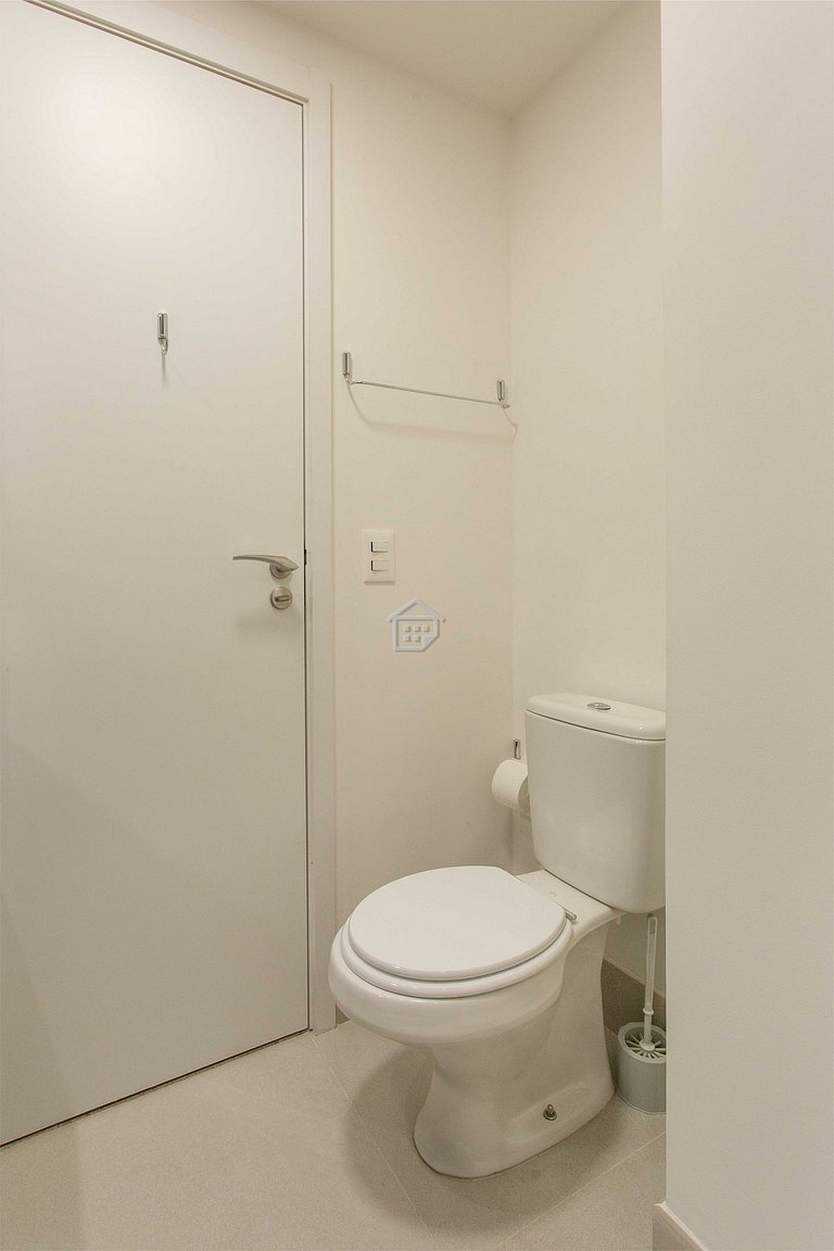 Studio Moderno com Vista e Lazer Completo