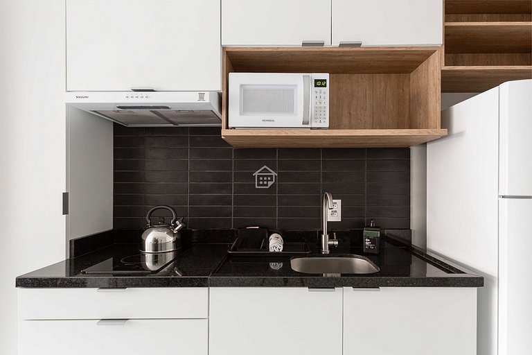 Studio com Design Moderno em Bairro Tranquilo