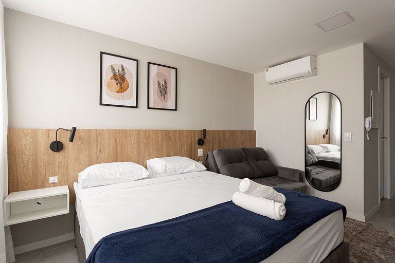 Studio sofisticado e moderno no bairro Rio Branco