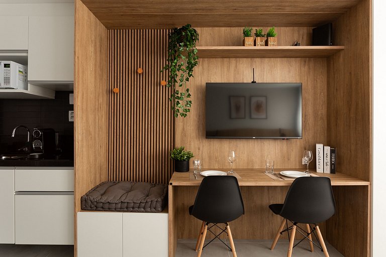 Studio sofisticado e moderno no bairro Rio Branco