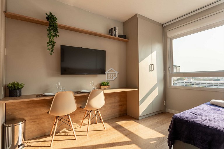Apartamento lindo e completo ao lado da PUC