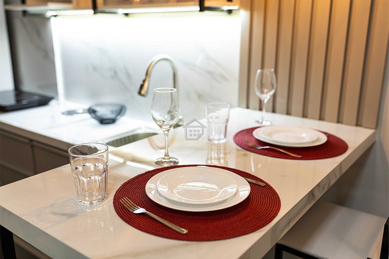 Apartamento lindo e completo ao lado da PUC