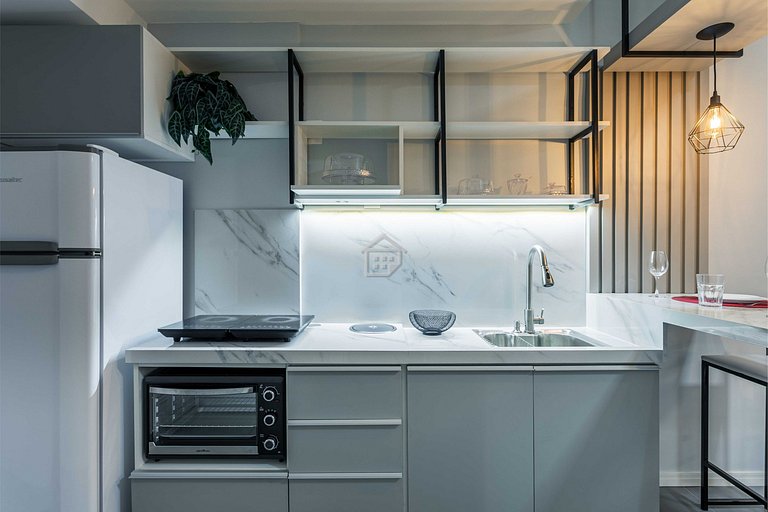 Apartamento lindo e completo ao lado da PUC